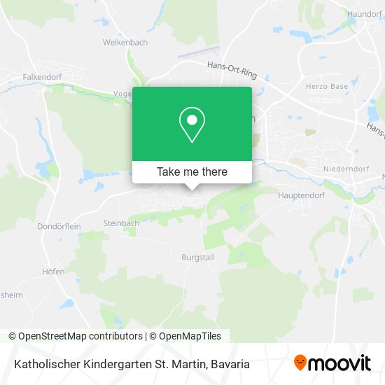Katholischer Kindergarten St. Martin map