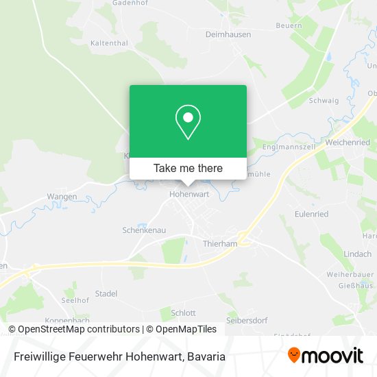 Freiwillige Feuerwehr Hohenwart map