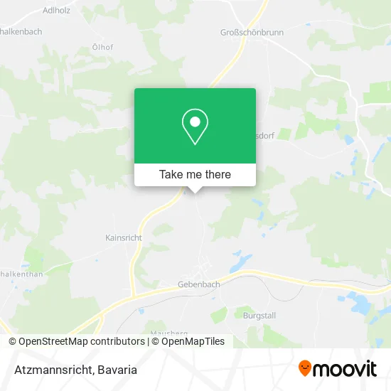 Карта Atzmannsricht