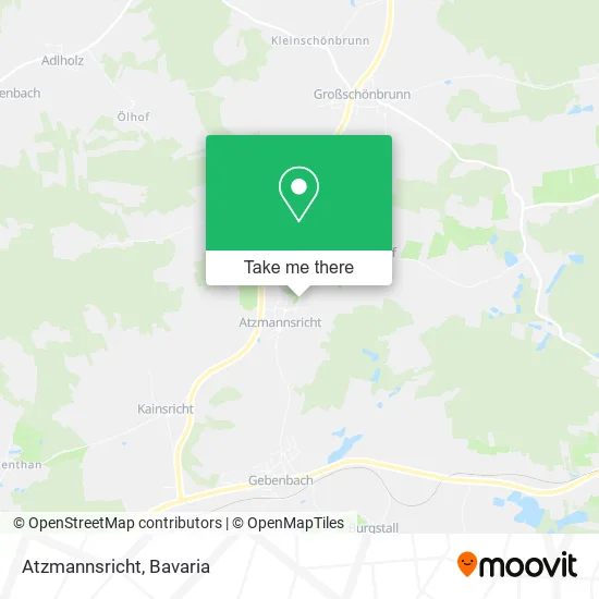 Карта Atzmannsricht