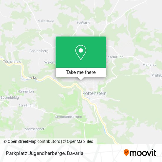 Parkplatz Jugendherberge map