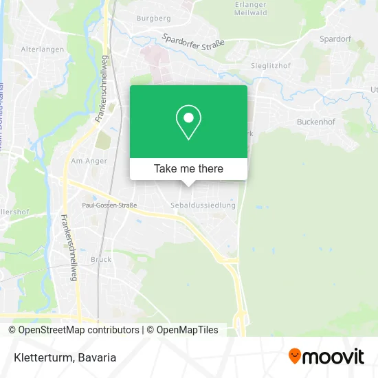 Карта Kletterturm