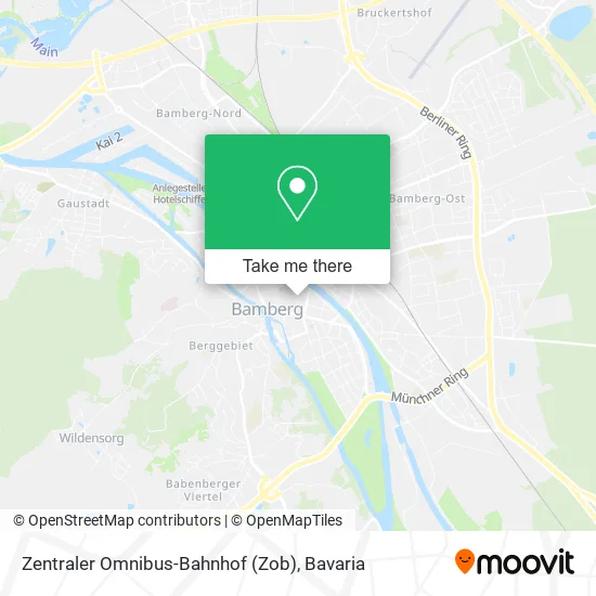 Карта Zentraler Omnibus-Bahnhof (Zob)