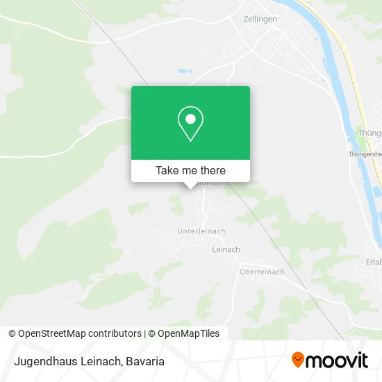 Карта Jugendhaus Leinach