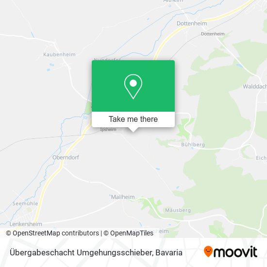 Übergabeschacht Umgehungsschieber map