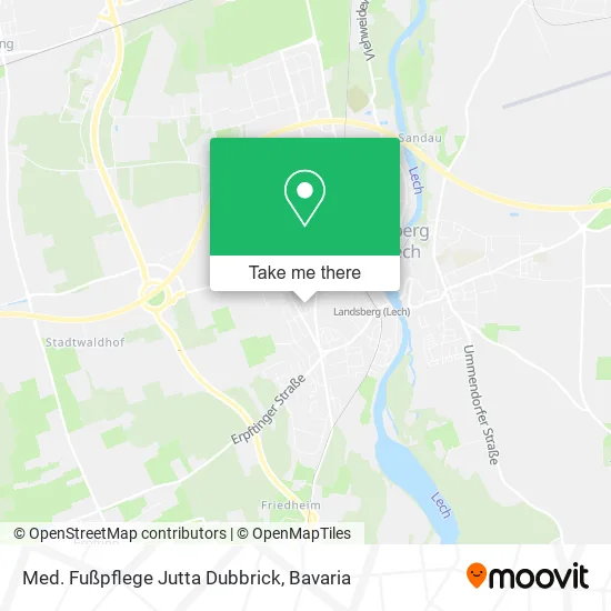Карта Med. Fußpflege Jutta Dubbrick