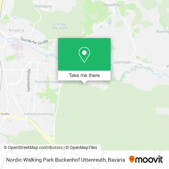 Карта Nordic-Walking Park Buckenhof Uttenreuth
