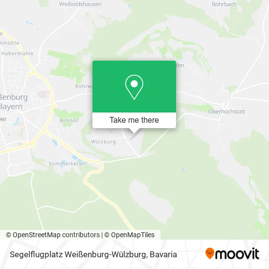 Карта Segelflugplatz Weißenburg-Wülzburg