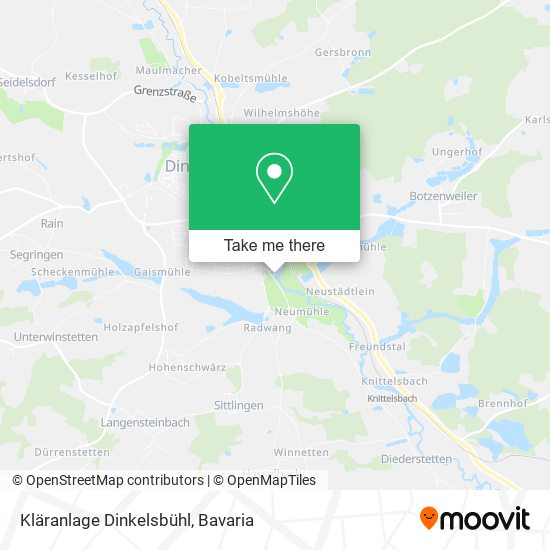 Kläranlage Dinkelsbühl map