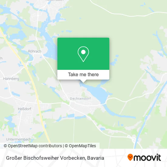 Карта Großer Bischofsweiher Vorbecken