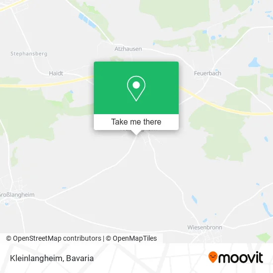 Карта Kleinlangheim