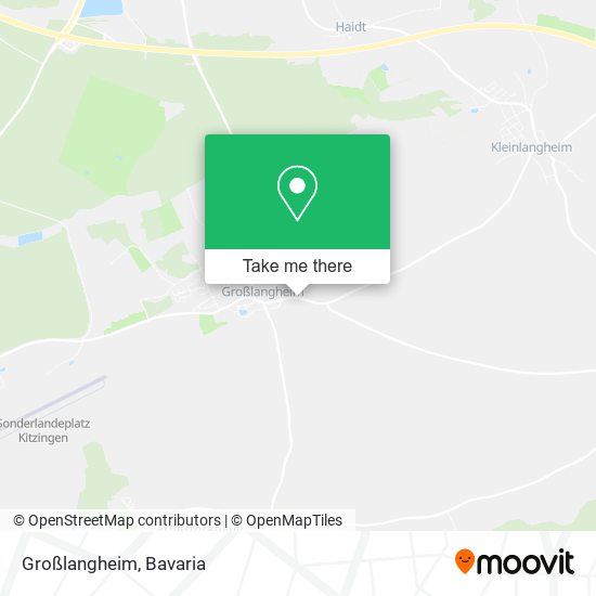 Карта Großlangheim