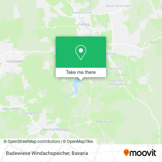 Карта Badewiese Windachspeicher