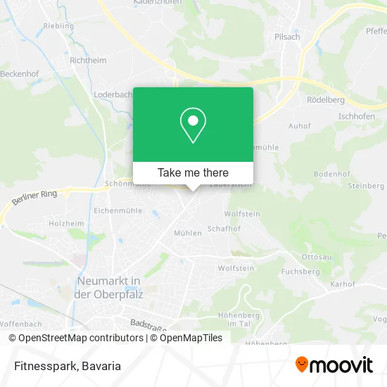 Карта Fitnesspark
