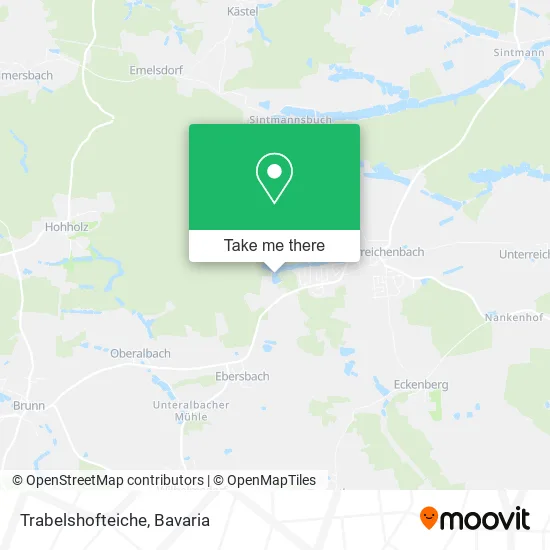 Карта Trabelshofteiche