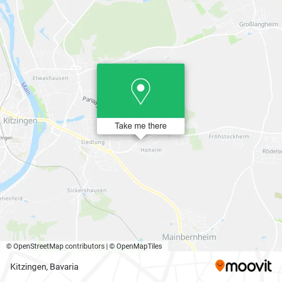 Карта Kitzingen