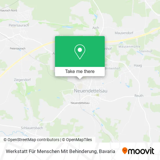 Карта Werkstatt Für Menschen Mit Behinderung
