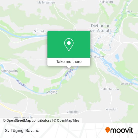 Карта Sv Töging