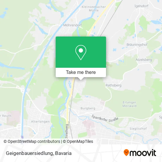 Карта Geigenbauersiedlung