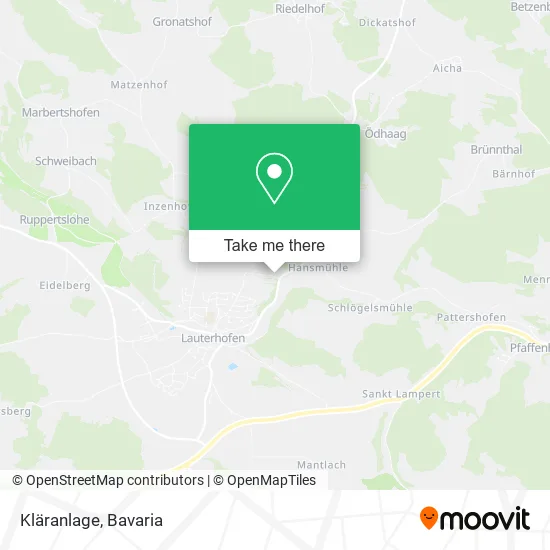 Карта Kläranlage