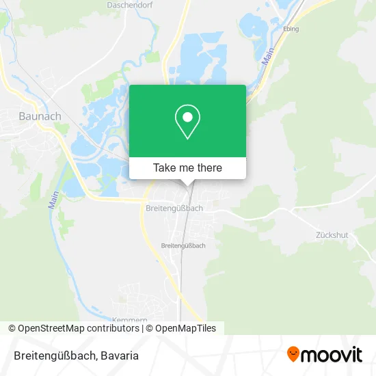 Карта Breitengüßbach