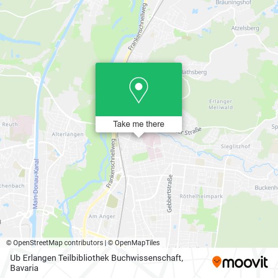 Ub Erlangen Teilbibliothek Buchwissenschaft map