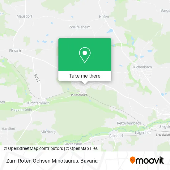 Карта Zum Roten Ochsen Minotaurus
