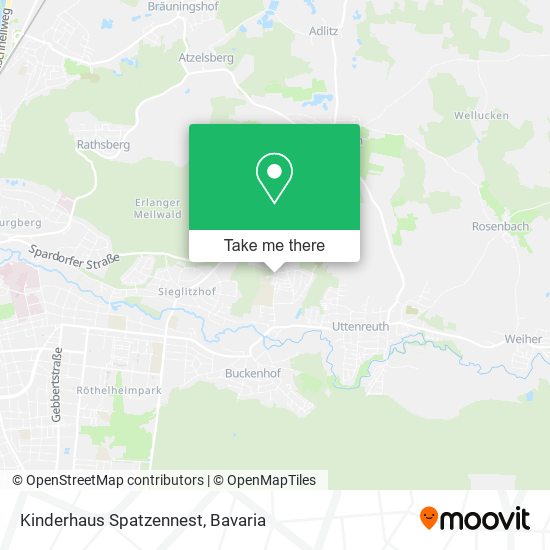 Kinderhaus Spatzennest map