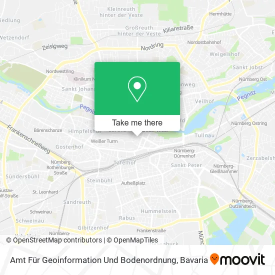 Карта Amt Für Geoinformation Und Bodenordnung