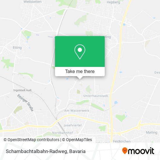 Schambachtalbahn-Radweg map
