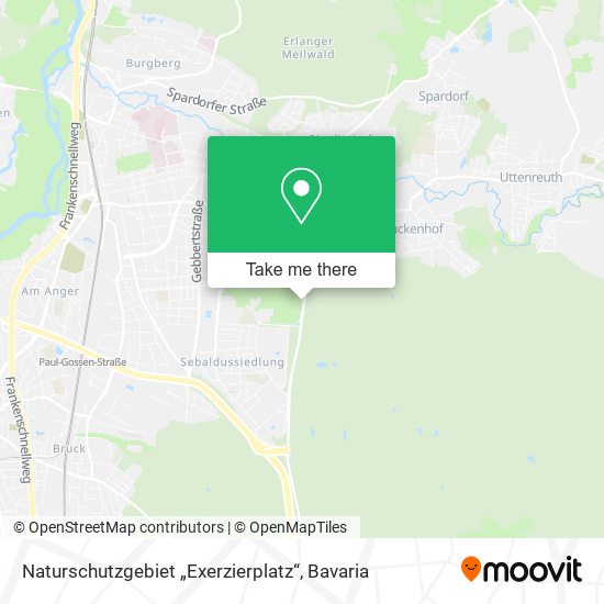Naturschutzgebiet „Exerzierplatz“ map