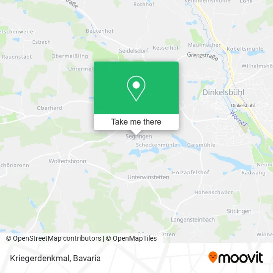Карта Kriegerdenkmal