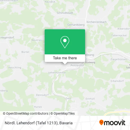 Карта Nördl. Lehendorf (Tafel 1213)