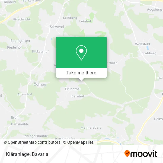 Карта Kläranlage