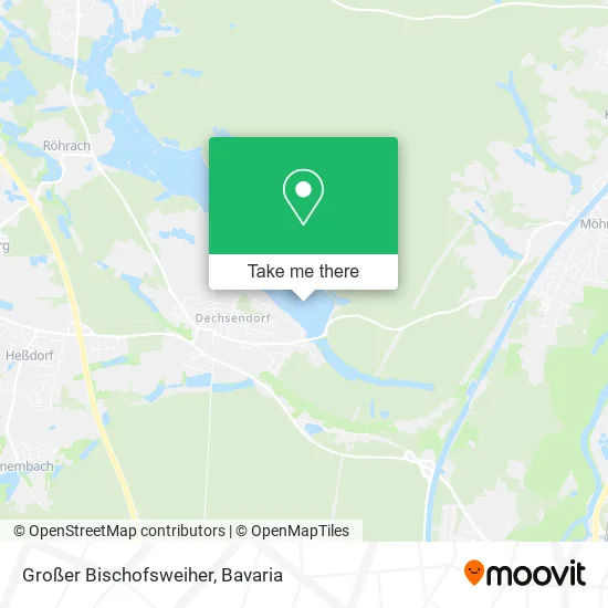 Карта Großer Bischofsweiher