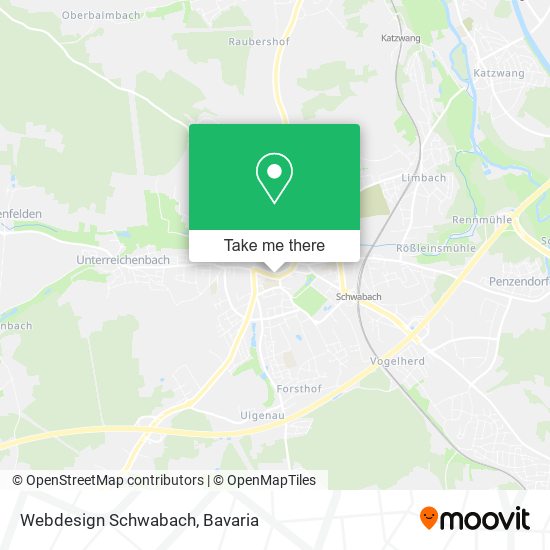 Webdesign Schwabach map