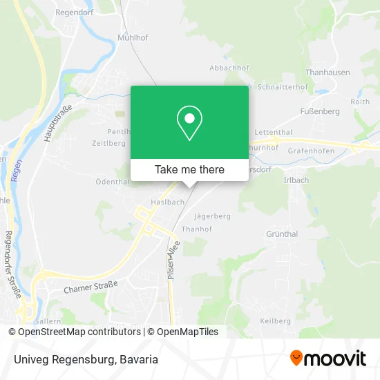 Карта Univeg Regensburg