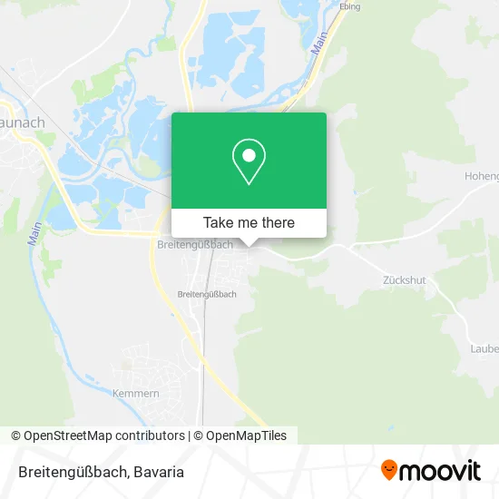 Карта Breitengüßbach