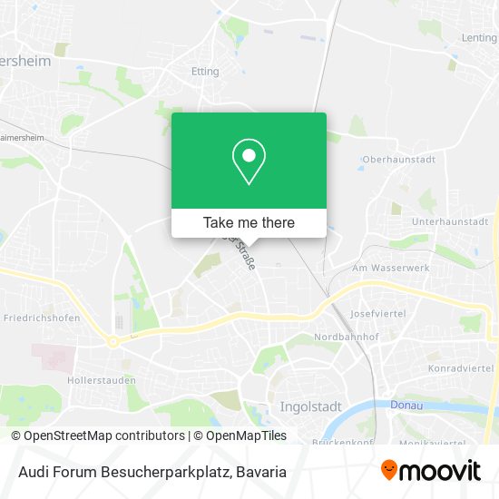 Audi Forum Besucherparkplatz map