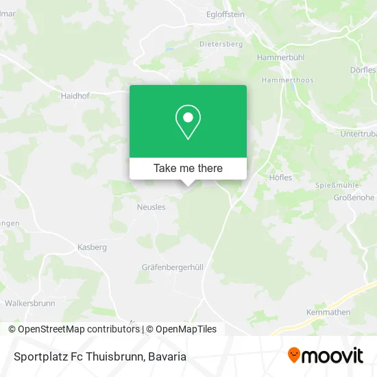 Карта Sportplatz Fc Thuisbrunn
