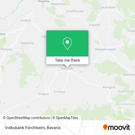 Карта Volksbank Forchheim