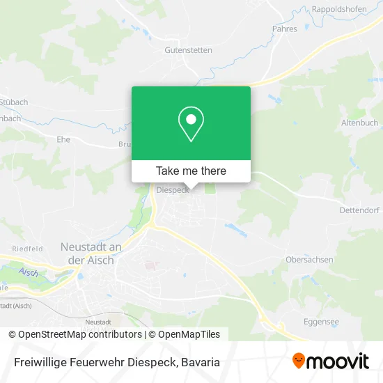 Карта Freiwillige Feuerwehr Diespeck