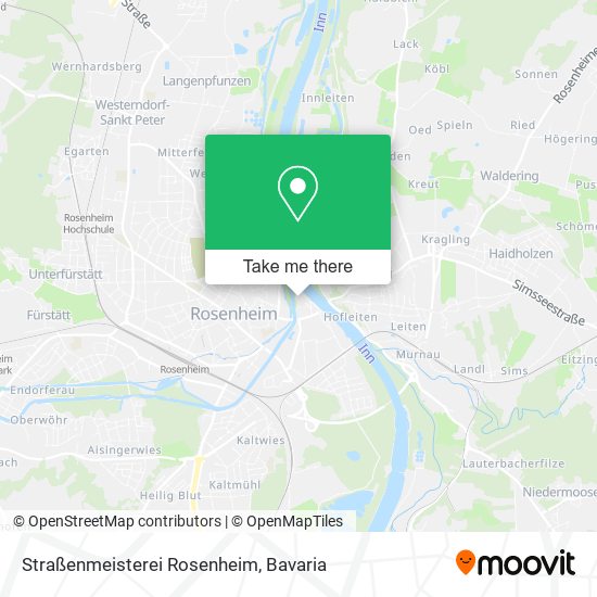 Straßenmeisterei Rosenheim map