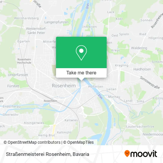 Карта Straßenmeisterei Rosenheim