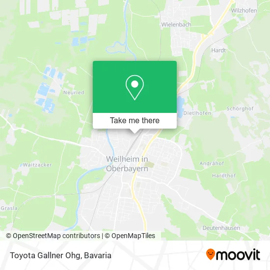Карта Toyota Gallner Ohg