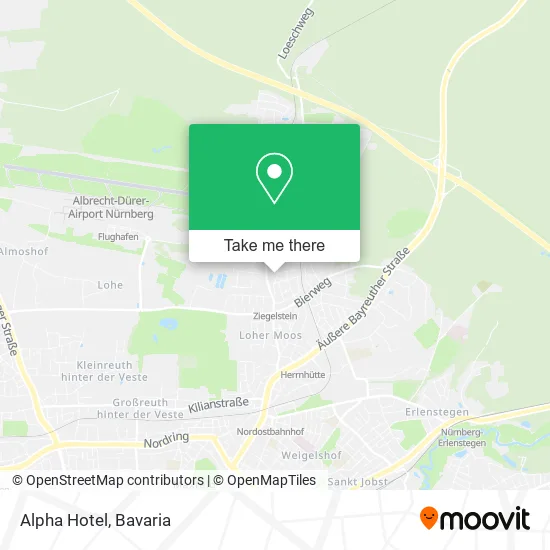 Карта Alpha Hotel