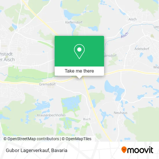 Карта Gubor Lagerverkauf