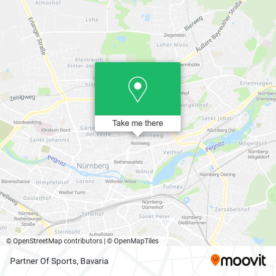 Partner Of Sports map