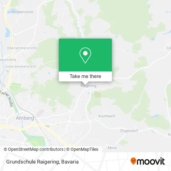 Карта Grundschule Raigering