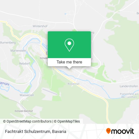 Fachtrakt Schulzentrum map